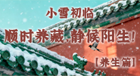 【節(jié)氣養(yǎng)生】小雪初臨：順時(shí)養(yǎng)藏，靜候陽(yáng)生！